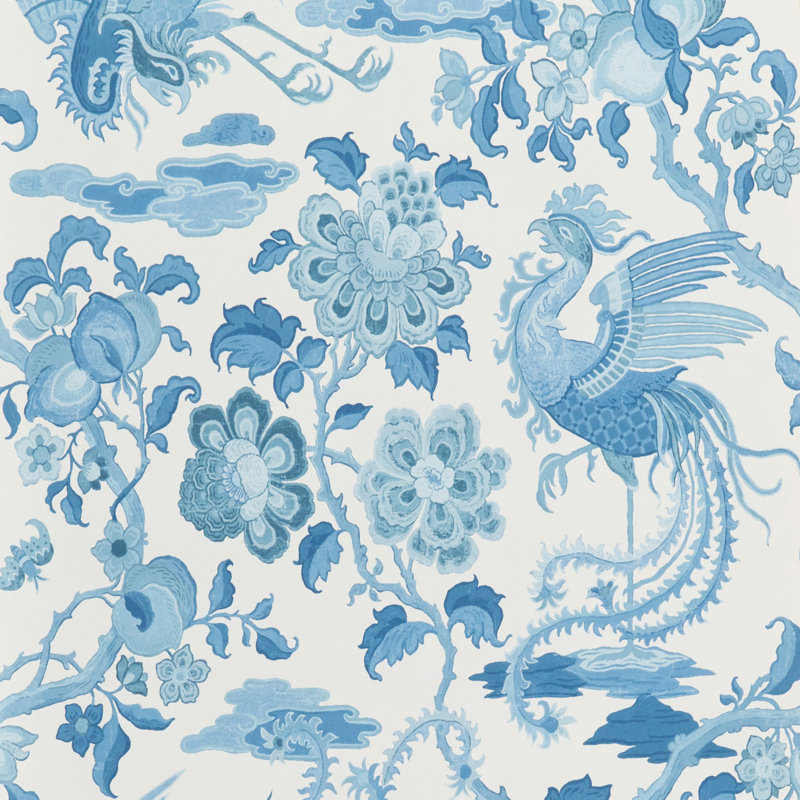 Signature II Wallpaper Roll, Blue