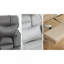 Chaise de bureau pivotante et ergonomique, chaise de bureau en cuir à haut dossier avec appui-tête lombaire, fauteuil Boss confortable et confortable, chaise d'ordinateur inclinable à 155 °