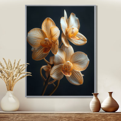 Orchidées noires parfumées Fusion Photo IV - orchidées murales
