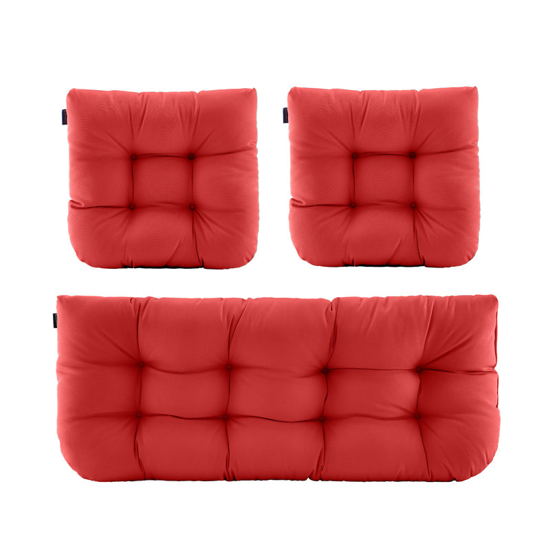 Coussin 3 pièces Latitude Run®, Rouge