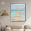 Merveilleux coucher de soleil sur toile, art abstrait minimaliste bohème par Art Remedy-104626661-104626668