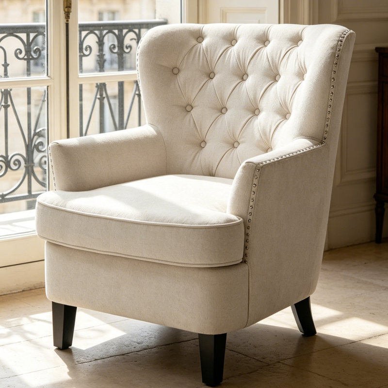 1 Seater Linen Sofa
