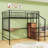 Metal Loft Bed With Desk And Staircases-205534940-205534941