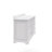 Derby 60" Carrara White Marble Countertop Bath Vanity with Mirror-29273784