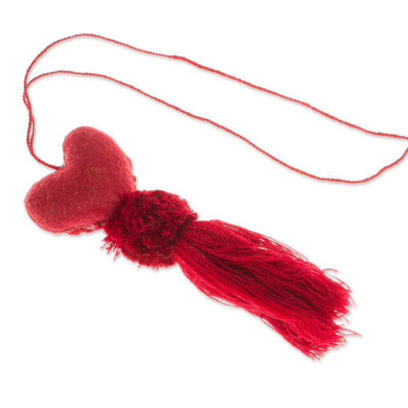Petit cœur décoratif, Rouge