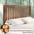 Allare Mid-Century Solid Wood Bed Frame with Headboard-229268095-229268093