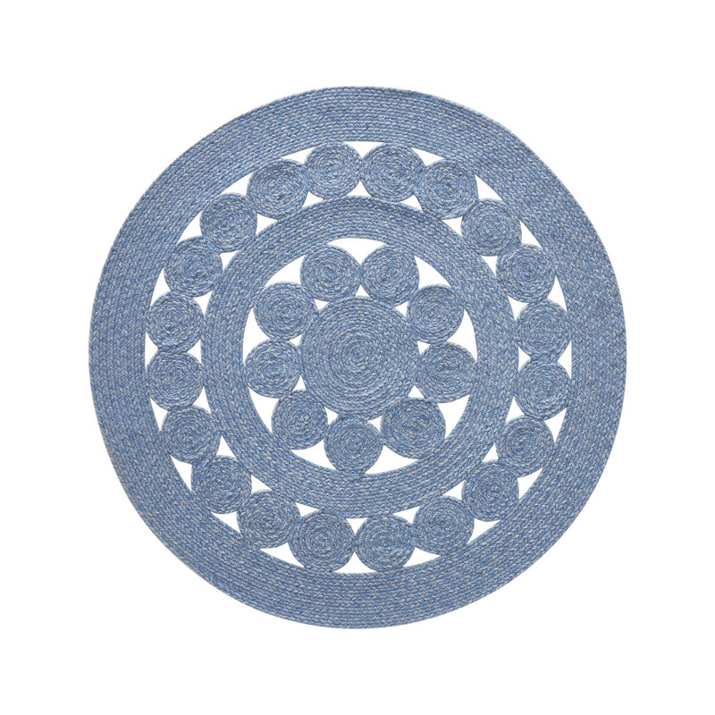 Lyta Hand Braided Indoor / Outdoor Rug, Round 3'