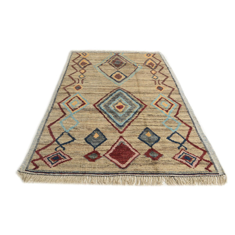 Tapis brun clair 6x9 Pinson