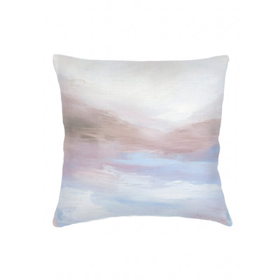 Coussin en lin 26 po x 26 po avec lavande Horizon