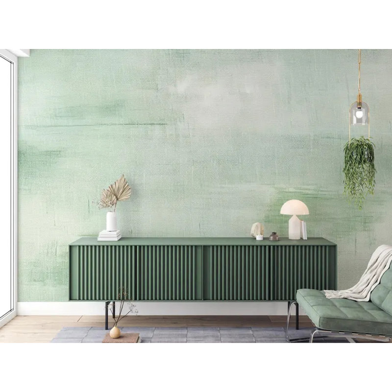 Murale douce vert sauge, L 96 po x l 108 po