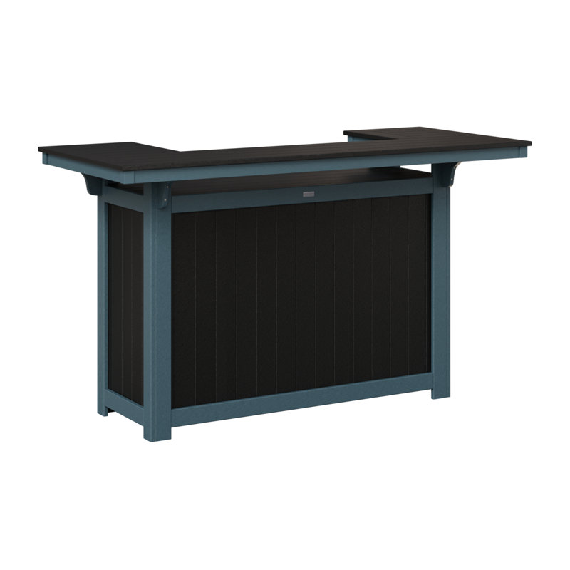 Berlin Gardens Outdoor Island, Black, Slate
