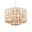 Lustre cylindrique unique et remarquable à 6 lumières Buko