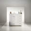 Meuble-lavabo de salle de bain avec lavabo en céramique
