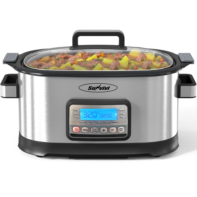 6.5QT 11-In-1 Programmable Multi Slow Cooker
