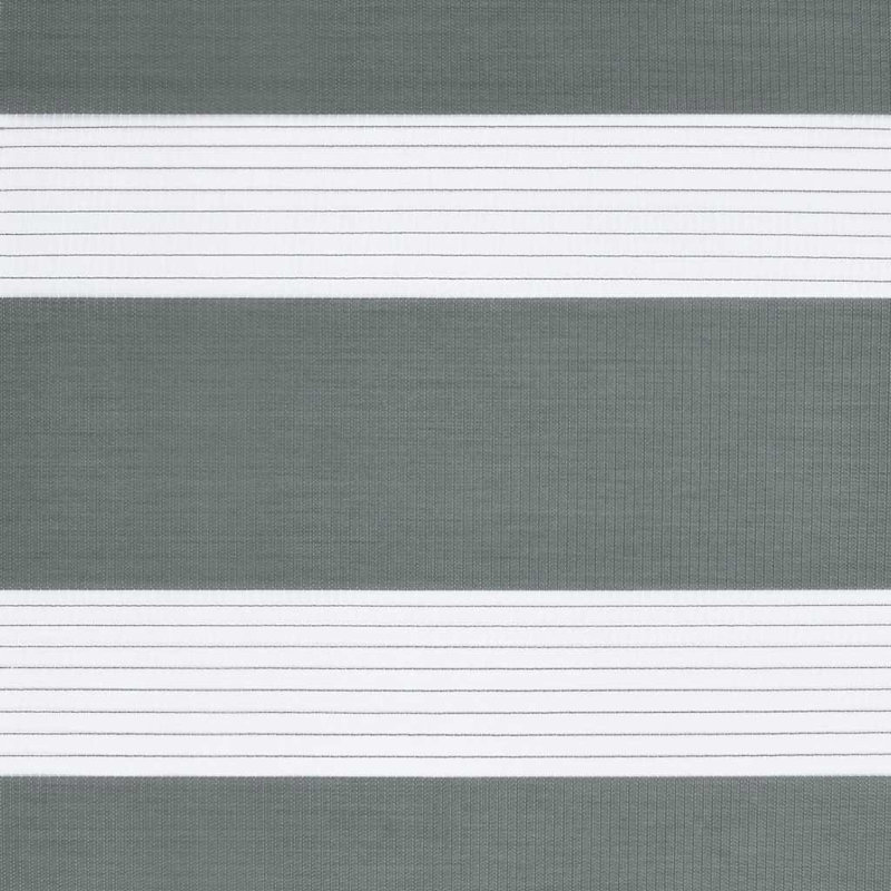 George Oliver Zebra Blind Polyester, Dark Grey, 110cmW x 230cmL