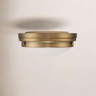 Helmsford 13.25" W 2-Light Dimmable Bowl Flush Mount