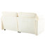 Lit modulaire en L, ou lit d'invité, coussins en chenille beige de 22 po, velours côtelé, structure en bois convertible en tissu velours côtelé,
