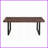 Rustic Live Edge Brown Coffee Table with Solid Pine Components – Pair with End Table/Bar for Complete Set