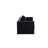 Lorreto 86"W Black Velvet Sofa
