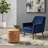 Handwoven Natural 17'' Round Storage Ottoman