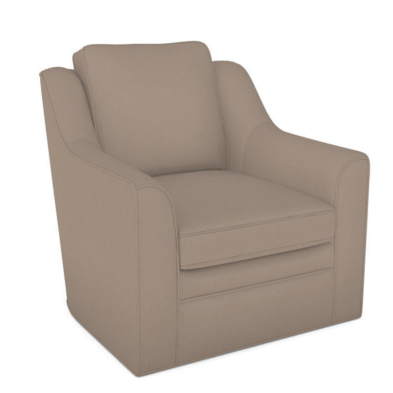 Fauteuil pivotant American Bungalow Nicholas, Navada champignon