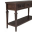 Console de style rétro classique avec trois tiroirs supérieurs et tablette inférieure ouverte-951927153-951927160-951927164