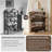 Solvane Modern Shoe Storage Cabinet for Entryway with Adjustable Shelves