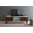 Doyers 53.15" Mid-Century Modern 5-Shelf TV Stand for TV's up to 50" in White and Walnut Brown-2106869168-2122886522