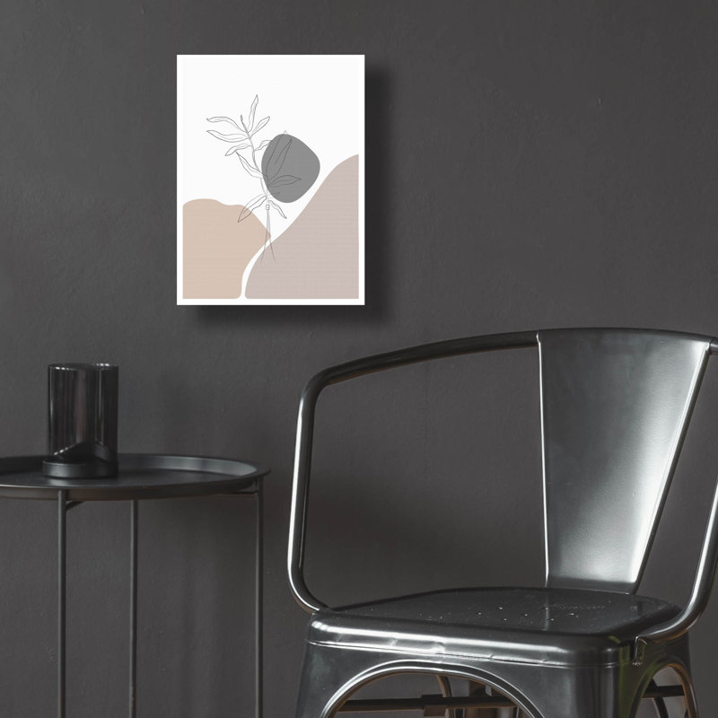 «Abstract Minimal Plants» par Sabrina Balbuena, H 16 po x l 12 po x P 0,13 po