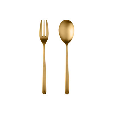 Ensemble de service (fourchette et cuillère) Linea