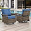 Chaise berçante pivotante avec coussins Blathnaid-1316884138