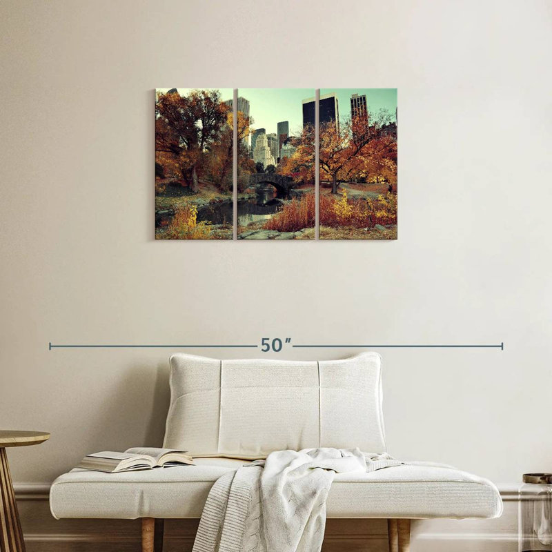 Sebbie Central Park Autumn, 20" H x 33" W