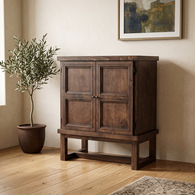 Bellgrove Solid Wood 2-Door Accent Cabinet