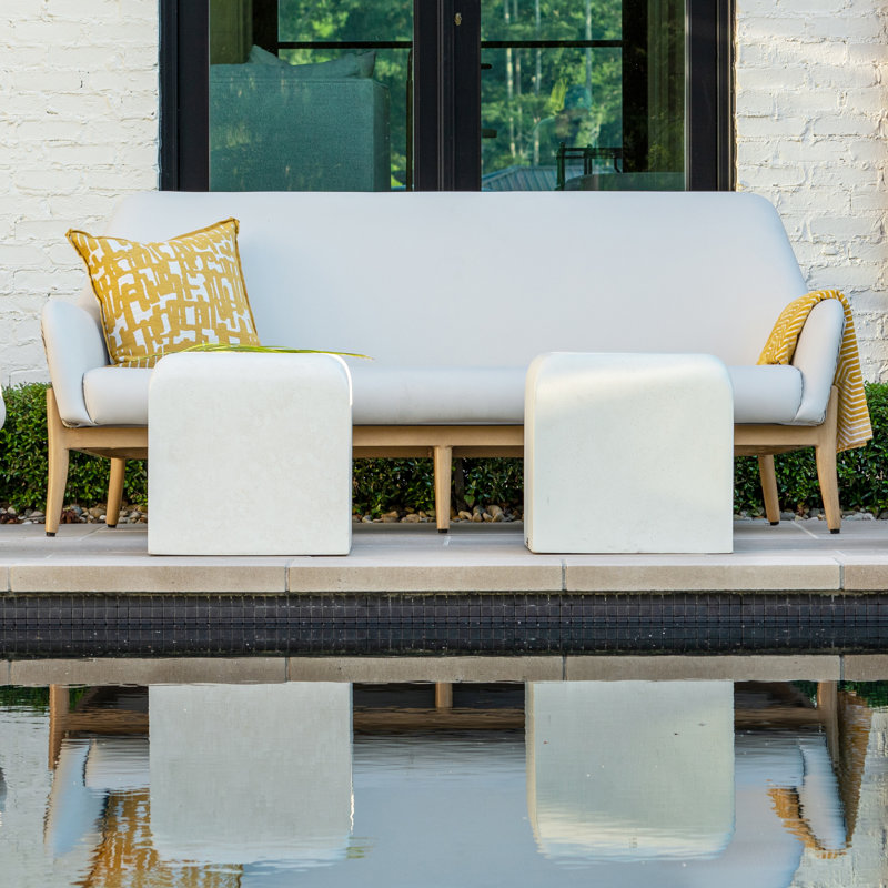 Faux Stone Decorative Stool, Natural Stone