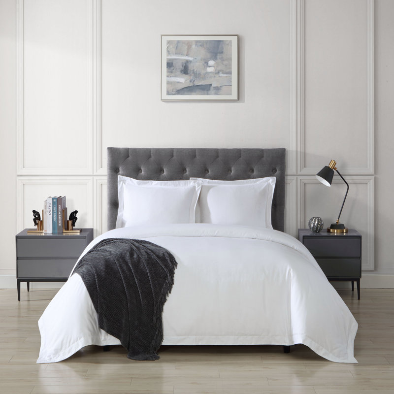 Grey Polyester Chenille Reversible Throw Blanket with Fringe