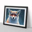 Blessed Fox - Single Picture Frame Print-1187621465-1187621467