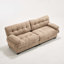Canapé modulaire Cloud Couch avec assise profonde, revêtement en flanelle, configuration réglable, soutien des accoudoirs et coussins inclus.