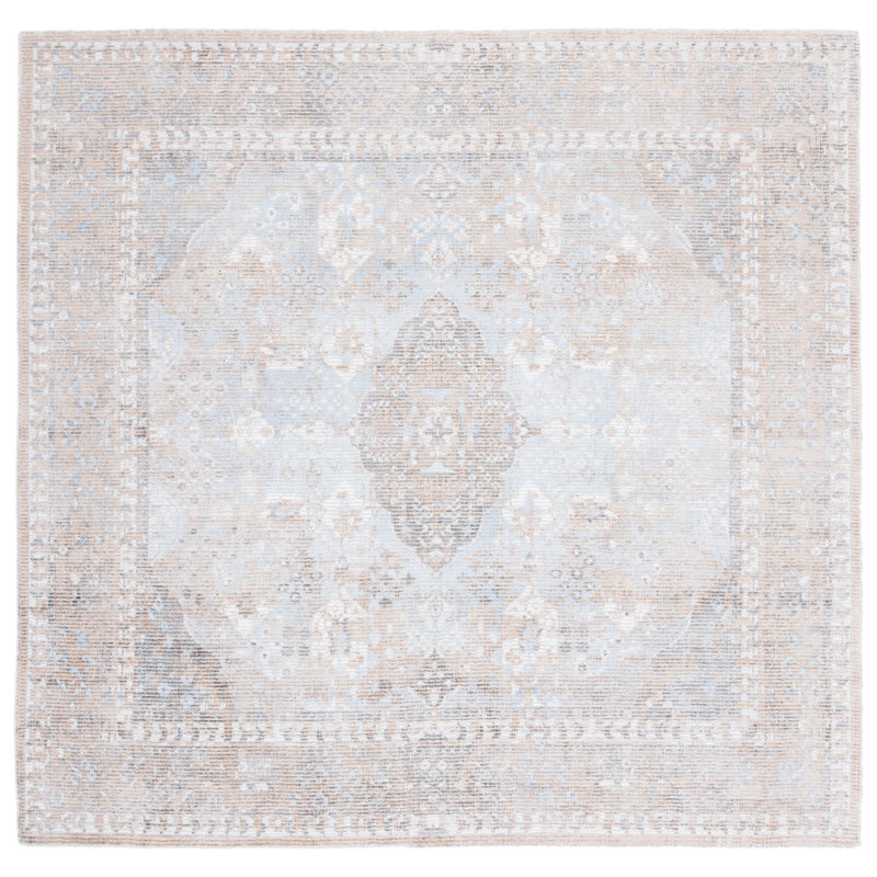 Handmade Tufted Black and Beige Wool Area Rug