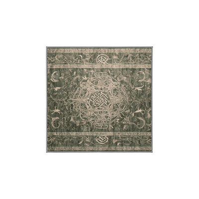 Machine Washable Brown Area Rug