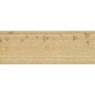 Blasko Leaves 15' L x 7"" W Wallpaper Border -  Fleur De Lis Living, 5379BCC897EF4167B3D86179DE20E8E1