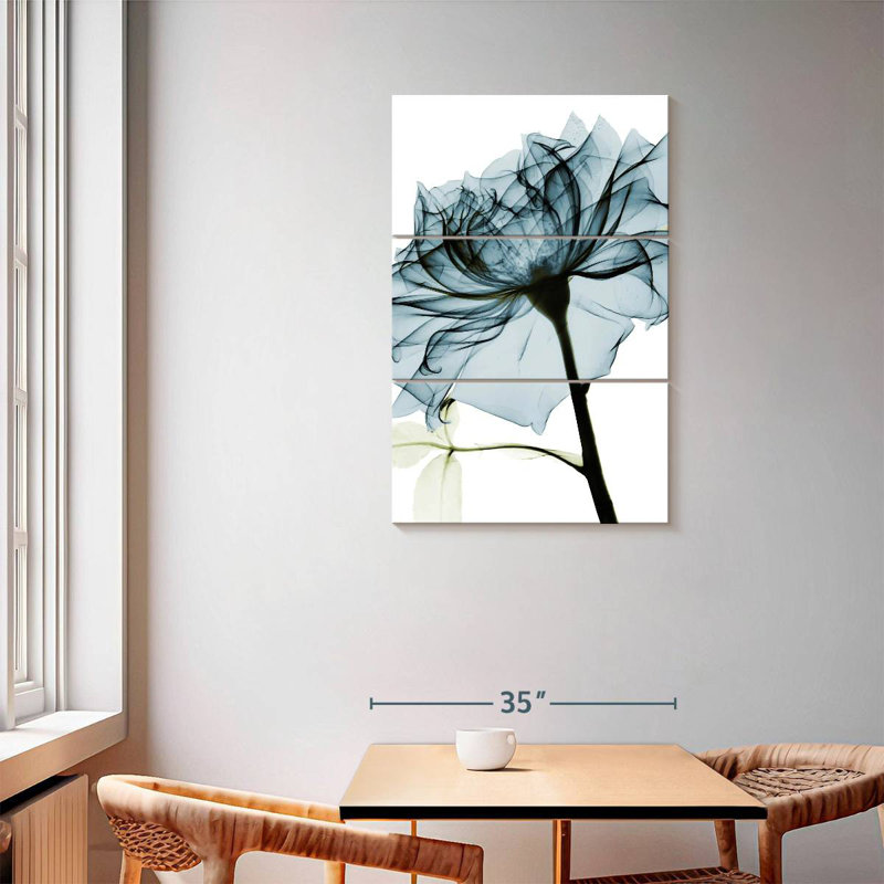 Harnek Blue Rose, 57" H x 36" W
