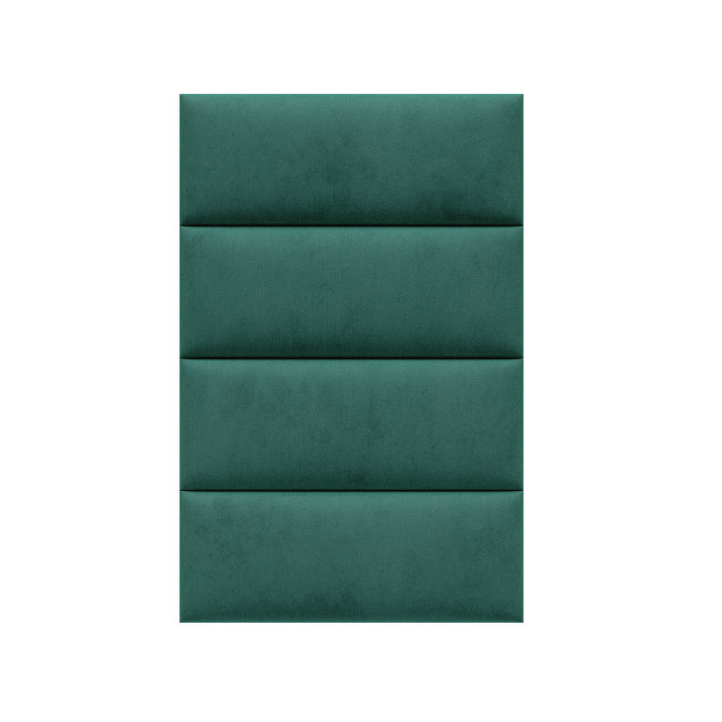 Anneus All Upholstered Headboard, Velvet Emerald Green, VTPS1020