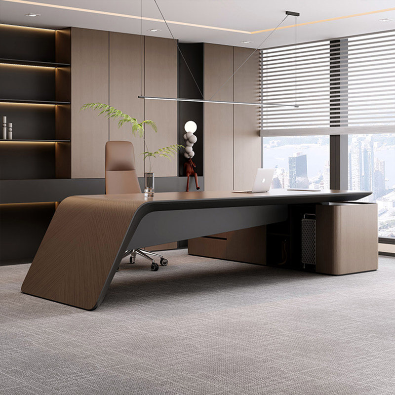 Bureau rectangulaire 110,24 po, 29.53" H x 110.24" W x 37.4" D