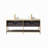 Murcia 72'' Double Bathroom Vanity with Ceramic Top-1200665753-1200665756