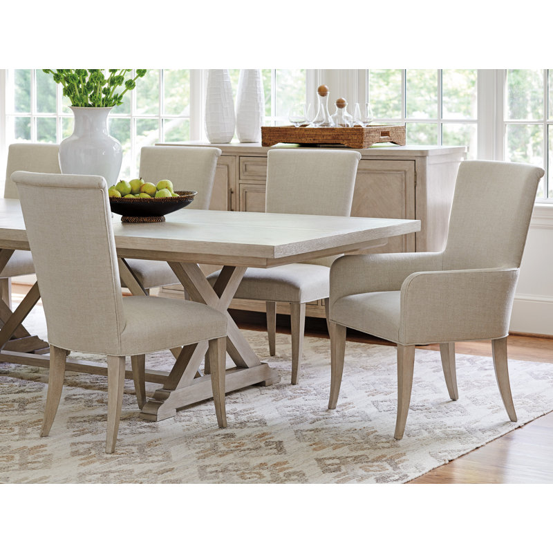 Almeria Upholstered Dining Chair, Beige, Beige