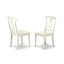 L'ensemble 6 pièces de table et chaises de cuisine contient une table de salle à manger rectangulaire et 4 chaises avec banc, 36 x 60 pouces, lin blanc-1553125957
