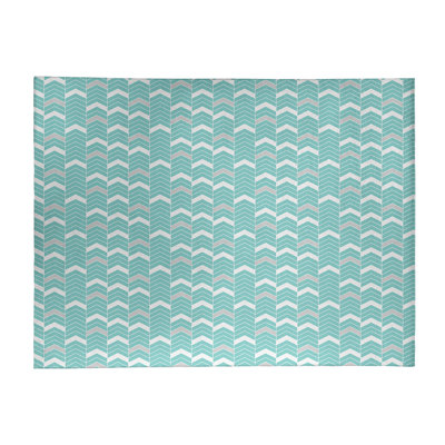 Chenille Chevron Indoor Rug