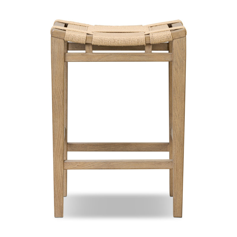 Norma Stool with Solid Wood Frame