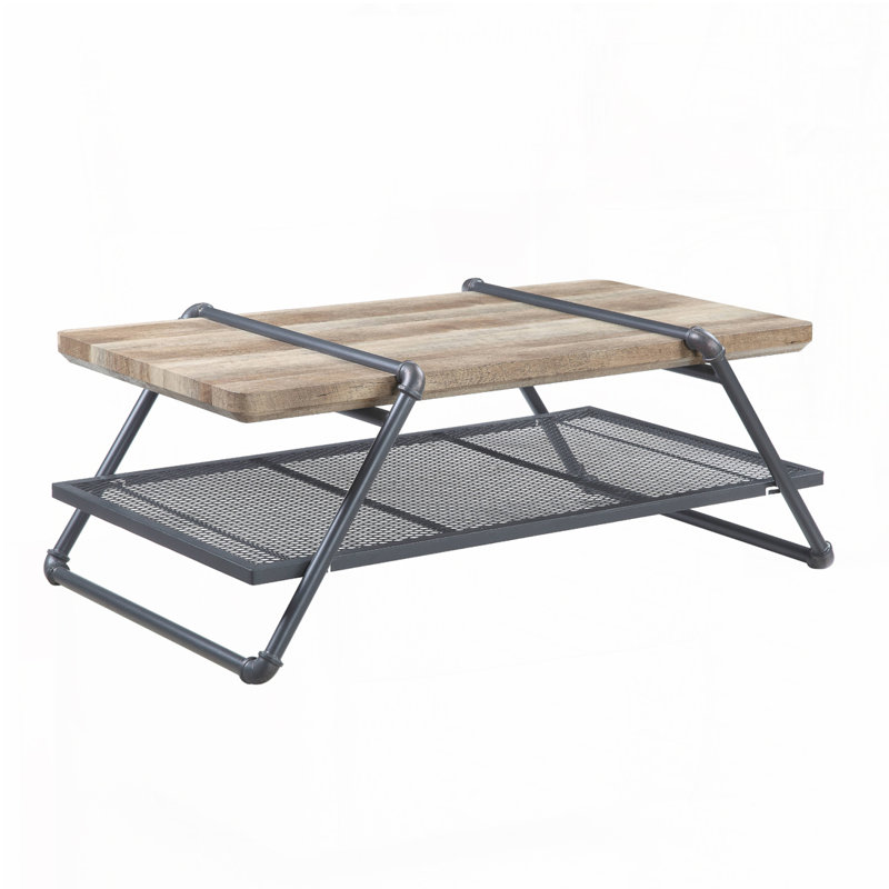 Table basse à finition grise