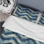 Ensemble de housse de couette Blue Beige Chevron Harmony I - Glam-109144858